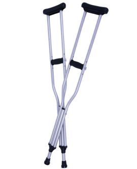 crutch with aluminium pins, luxury