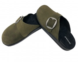 sabo crocco demonte buckle slipper for men green