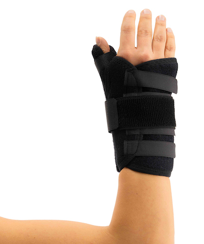 static hand & wrist splint with thumb support unisize (neoprene fabric)