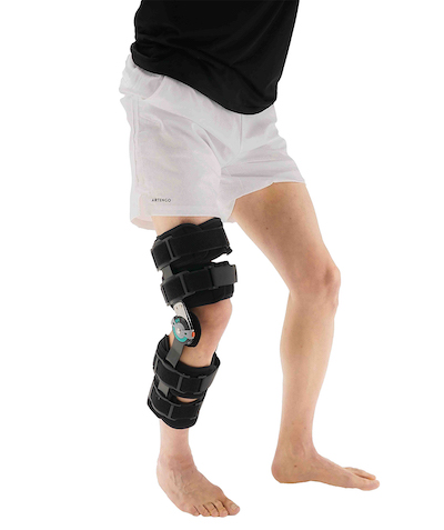 adjustable angle knee support short