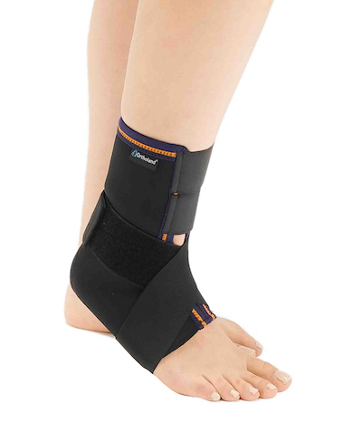 ankle support with bandage