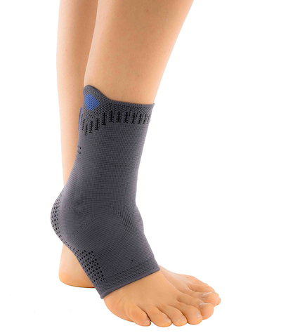 ankle support with silicone pads (knitted fabric)