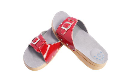 chausson calconial epin rouge